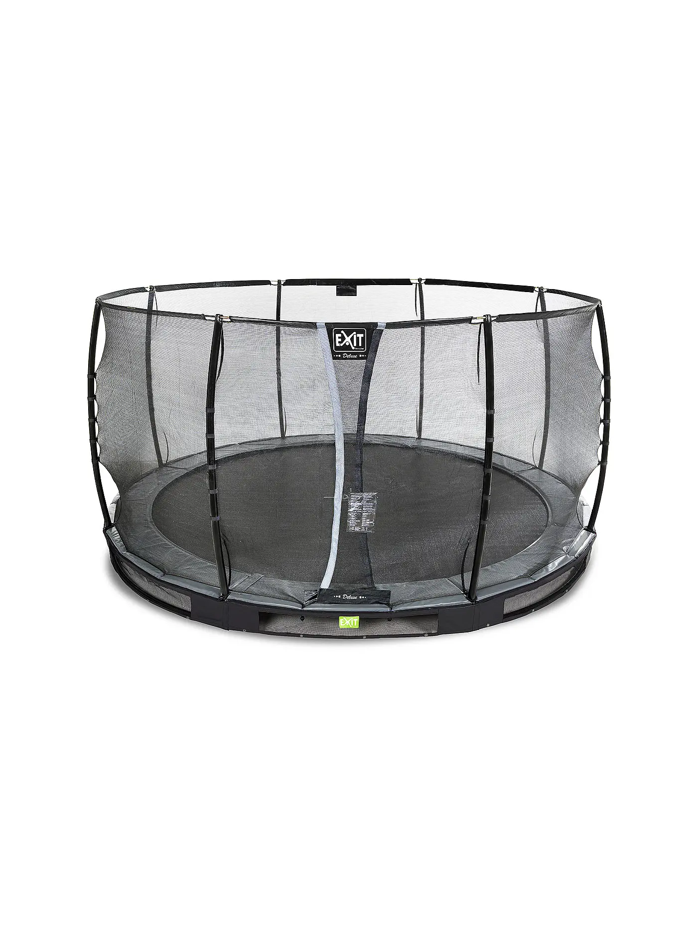 EXIT TOYS | Elegant Premium Inground-Trampolin 427cm mit Deluxe Sicherheitsnetz | 